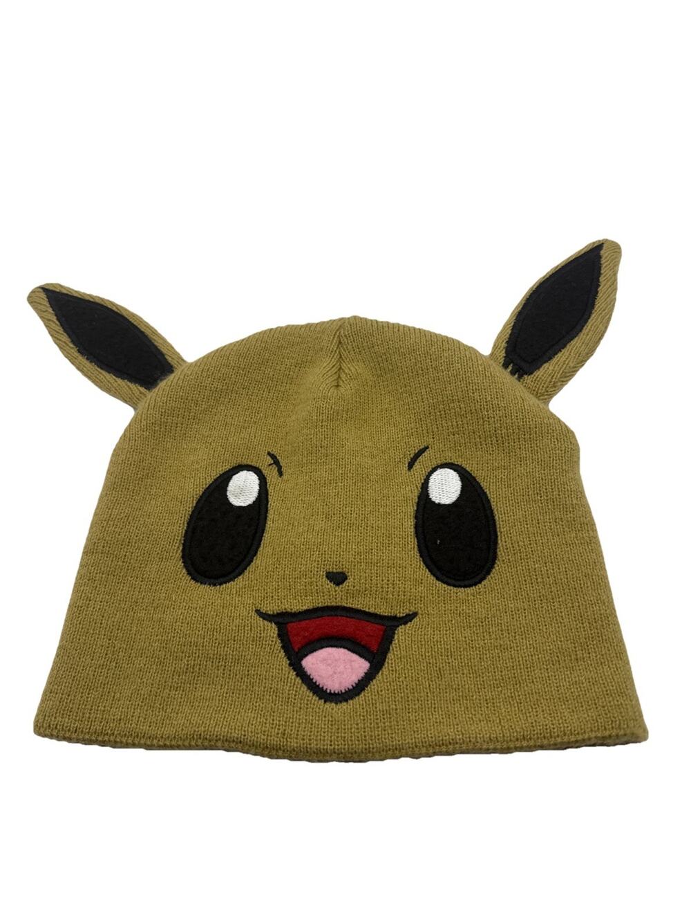 Pokémon winter hat - Featuring Pikachu - Tan - 14 and older Size Recmonation ￼